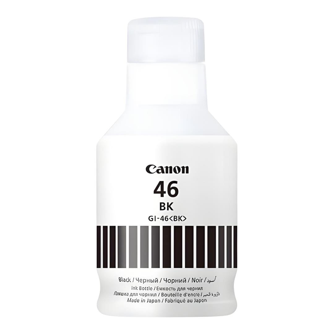 Canon GI-46BK Black Refill Ink Bottle Inkjet Original 6,000 Pages 4411C001