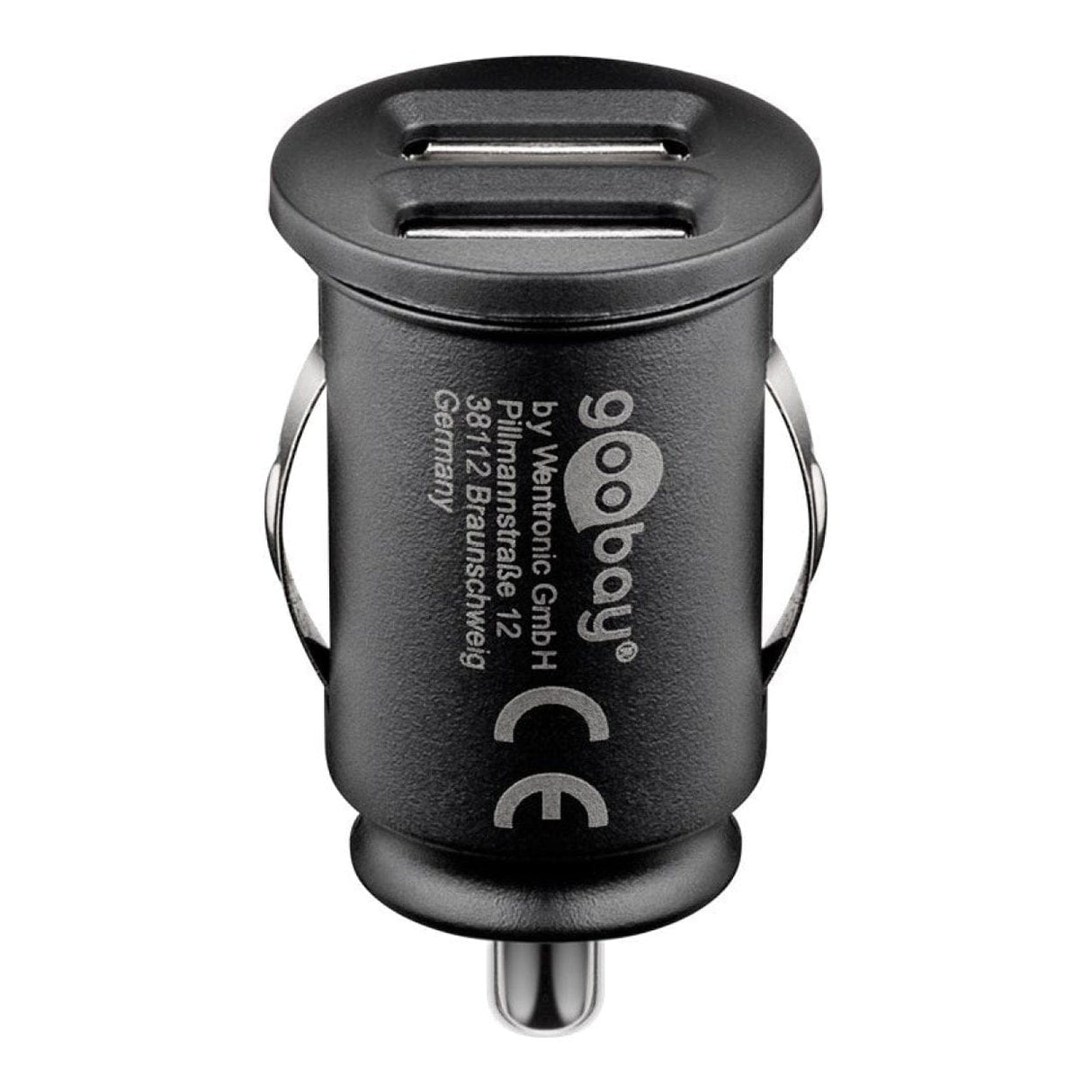 Goobay 12W Dual-USB Car Charger Black 44177
