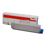 OKI 44844615 Cyan Toner Cartridge 7,300 Pages Original Single-pack