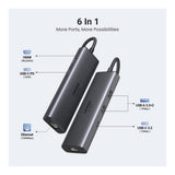 Ugreen CM512 6-in-1 USB Type-C Docking Station 45000