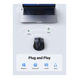 Ugreen M511 Ergonomic Wireless Mouse - Black 45012