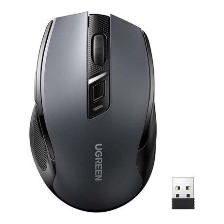 Ugreen M511 Ergonomic Wireless Mouse - Black 45012