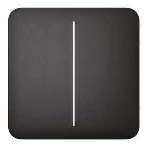Ajax Smart LightSwitch Jeweller 2-Gang SoloButton Black 45119.144.BL