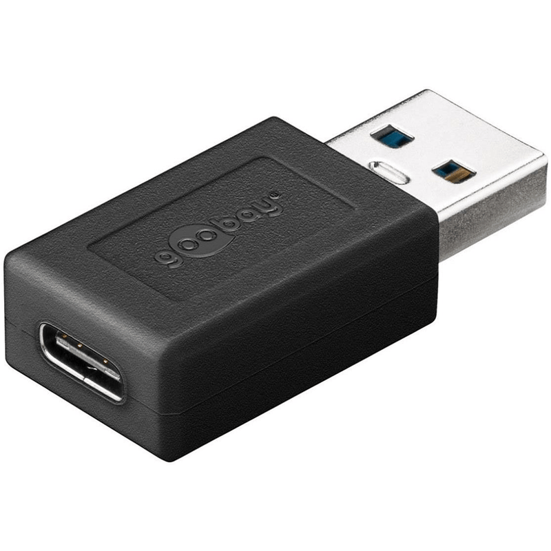 Goobay USB 3.0 to Type-C SuperSpeed Adapter Black 45400