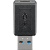 Goobay USB 3.0 to Type-C SuperSpeed Adapter Black 45400