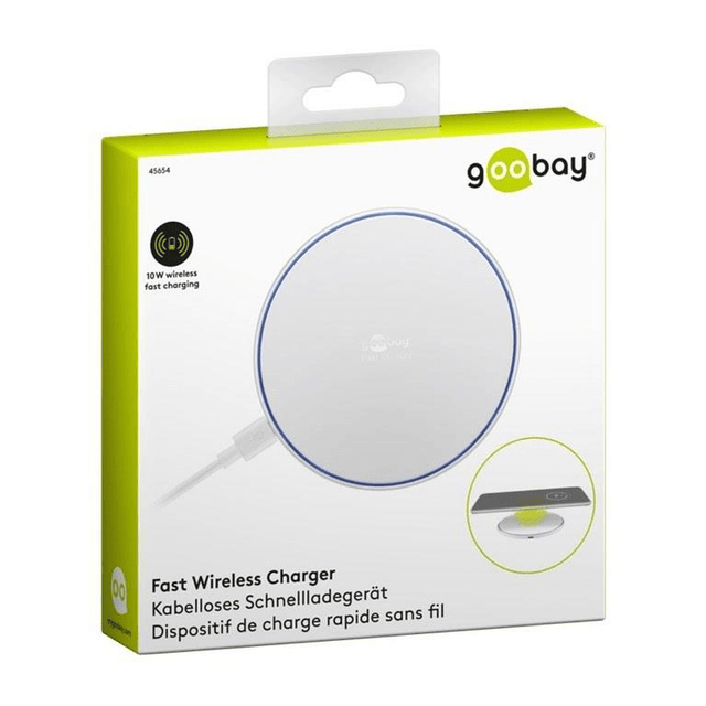 Goobay Wireless Qi 10w Fast Charger 45654
