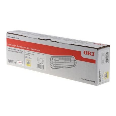 OKI Yellow Toner Cartridge 10,000 Pages Original 46443101 Single-pack