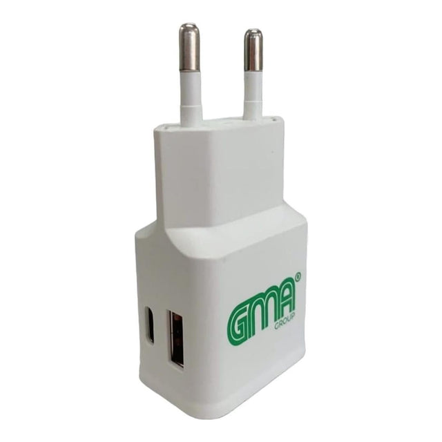 GMA Dual USB & USB-C Wall Charger 46956591