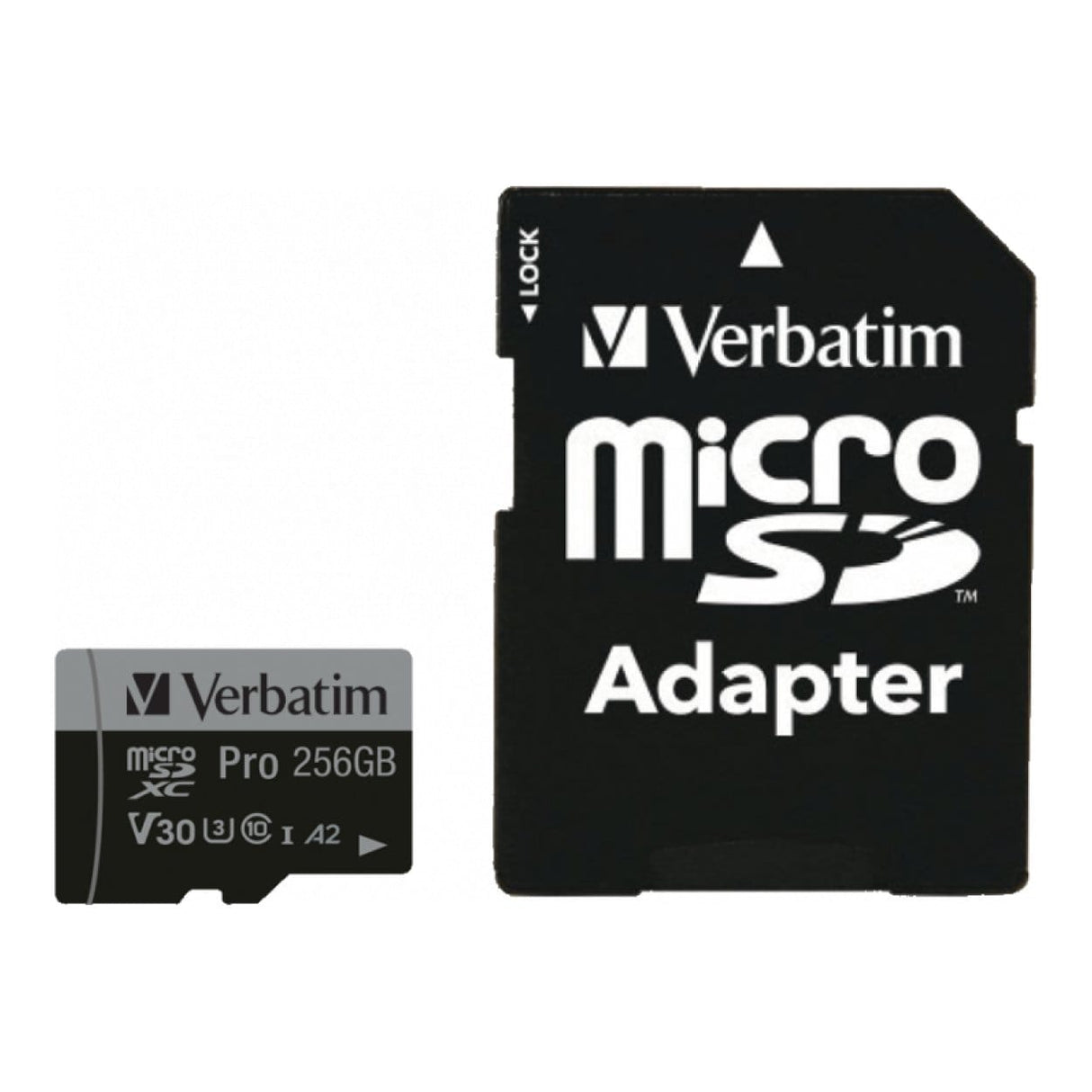 Verbatim Pro U3 256GB Micro SDXC Memory Card 47045