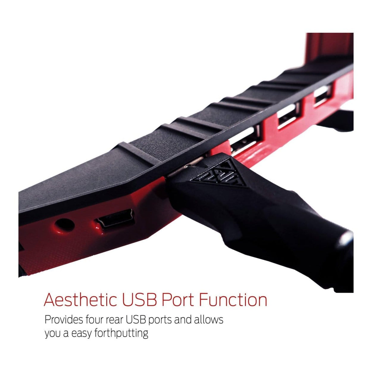 Gamdias Aegis Artful Cable Management Headset Holder and USB Hub 4710728309526