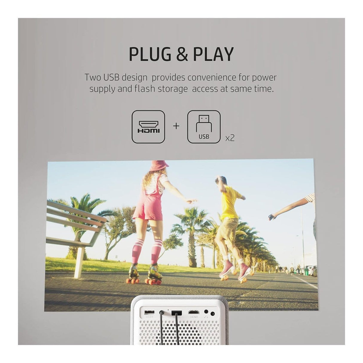 HP CC200 Data Projector 200 ANSI lumens 1080p (1920x1080) Standard Throw Projector White 471T7AA