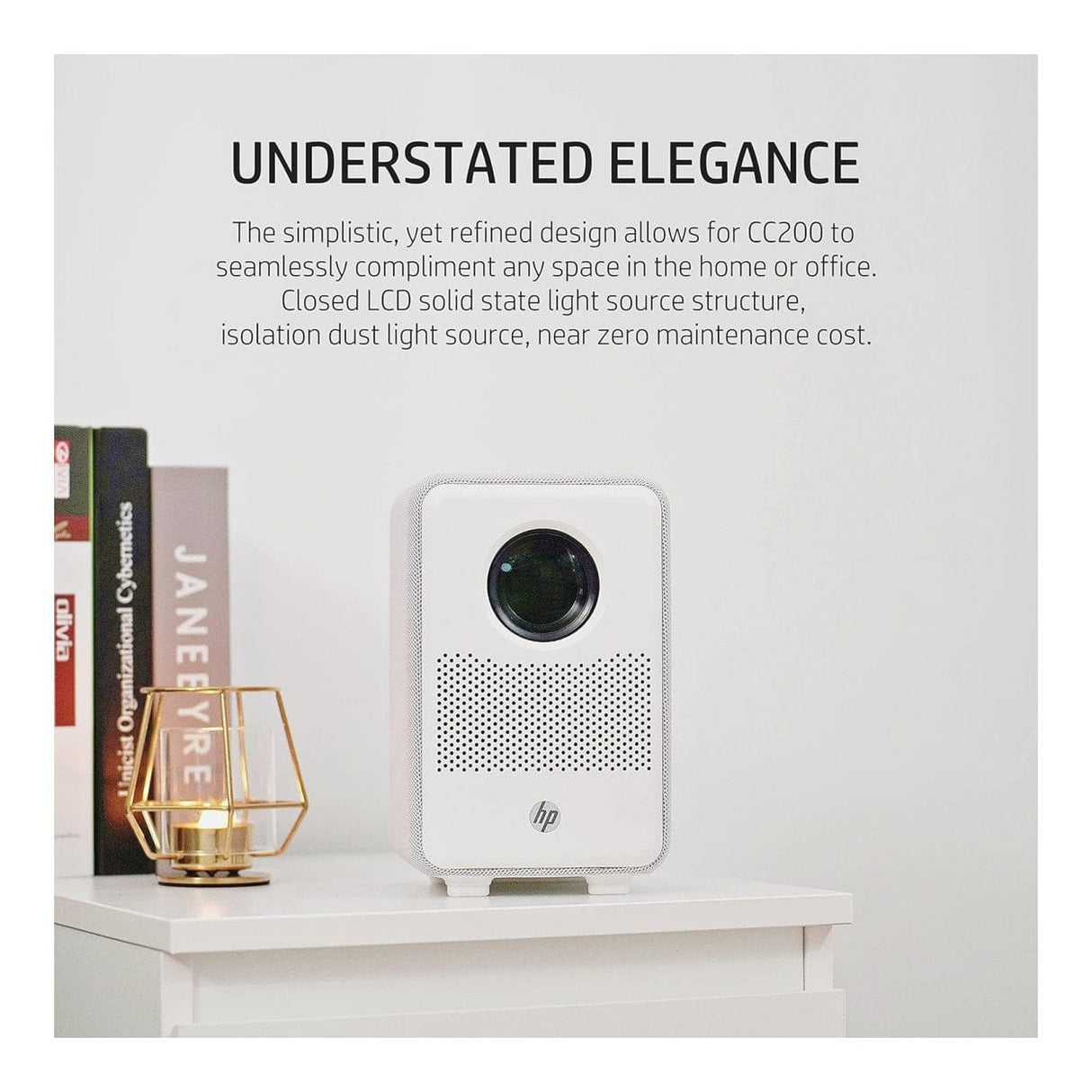 HP CC200 Data Projector 200 ANSI lumens 1080p (1920x1080) Standard Throw Projector White 471T7AA