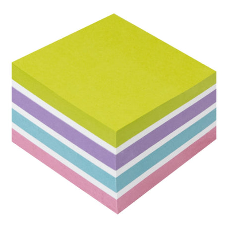 Kores 75x75mm Recycled Cubo 450 Paper Sheets Multi Colour 47463