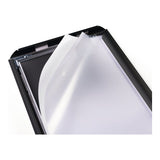 Durable A4 Aluminium Snap Frame Black 479601