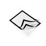 Durable DURAFRAME A4 Self Adhesive Magnetic Signage Frame 2-pack Black 487201