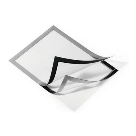 Durable DURAFRAME A3 Self Adhesive Magnetic Signage Frame 2-pack Silver 487323