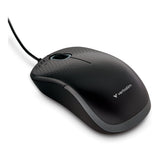 Verbatim Silent Optical Wired Mouse Black 49024