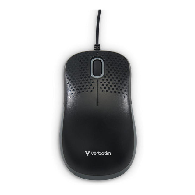 Verbatim Silent Optical Wired Mouse Black 49024
