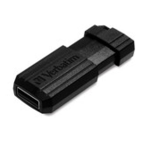 Verbatim PinStripe 8GB USB Flash Drive Black 49062