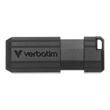 Verbatim PinStripe 128GB USB Flash Drive Black 49071