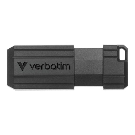 Verbatim PinStripe 128GB USB Flash Drive Black 49071