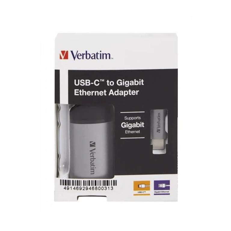 Gbit Adapter For Router Verbatim USB-C to Gigabit Ethernet Adapter 49146 – FirstShop