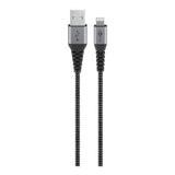 Goobay 1m USB-A to Lightning Textile Charging Cable with Metal Plugs 49268