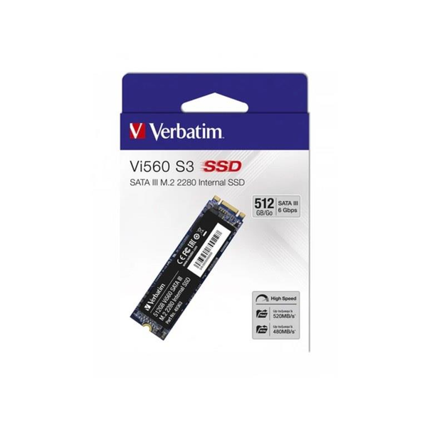 Verbatim Vi560 S3 512GB M.2 2280 SATA III Internal SSD 49363