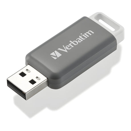 Verbatim DataBar 128GB Grey USB Flash Drive 49456