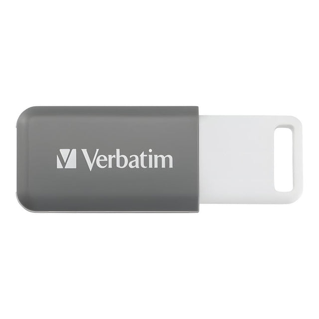 Verbatim DataBar 128GB Grey USB Flash Drive 49456