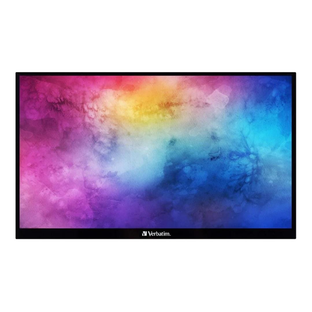 Verbatim PMT-15 15.6-inch 1920 x 1080p FHD Touchscreen 16:9 6ms IPS LCD Portable Monitor 49592