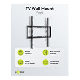 Goobay 32-inch to 55-inch Basic Fixed TV Wall Mount 49730