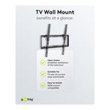 Goobay 32-inch to 55-inch Basic Tilt TV Wall Mount 49731