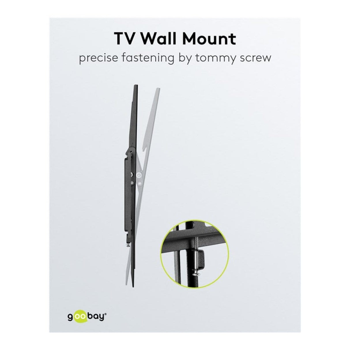 Goobay 37-inch to 70-inch Basic Tilt TV Wall Mount 49741