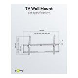 Goobay 43-inch to 100-inch Basic Tilt TV Wall Mount 49743