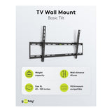 Goobay 43-inch to 100-inch Basic Tilt TV Wall Mount 49743