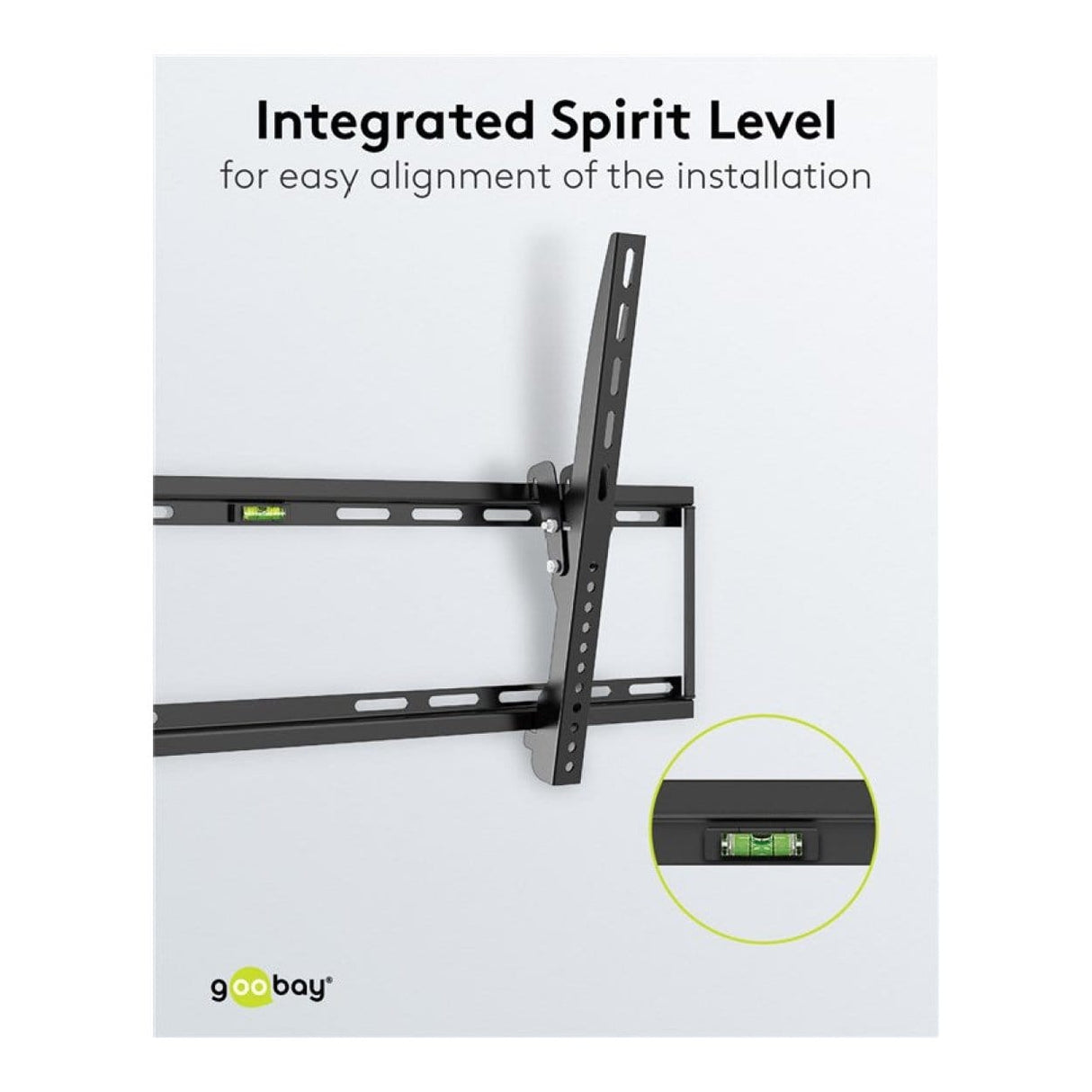 Goobay 43-inch to 100-inch Basic Tilt TV Wall Mount 49743