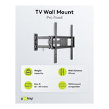 Goobay 32-inch to 55-inch Basic Full Motion TV Wall Mount 49744