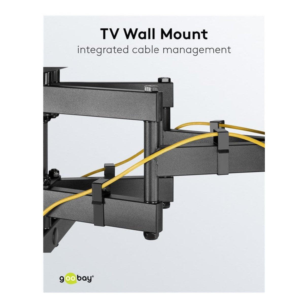 Goobay 43-inch to 100-inch XL Basic Full Motion TV Wall Mount 49746