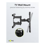 Goobay 43-inch to 100-inch XL Basic Full Motion TV Wall Mount 49746