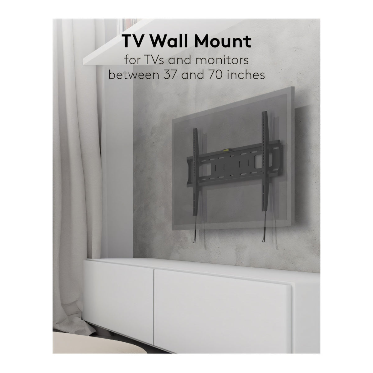 Goobay 37-70-inch Pro Fixed TV Wall Mount 49891