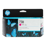 HP 738 DesignJet Magenta Ink Cartridge Original 498N6A Single-pack