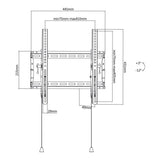 Goobay 32-inch to 55-inch Pro Tilt TV Wall Mount 49909