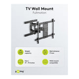 Goobay 37-inch to 70-inch Pro Full Motion TV Wall Mount 49932