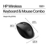 HP 655 Wireless Keyboard and Mouse Combo 4R009UT