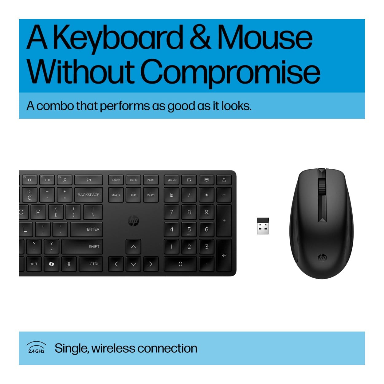 HP 655 Wireless Keyboard and Mouse Combo 4R009UT – FirstShop