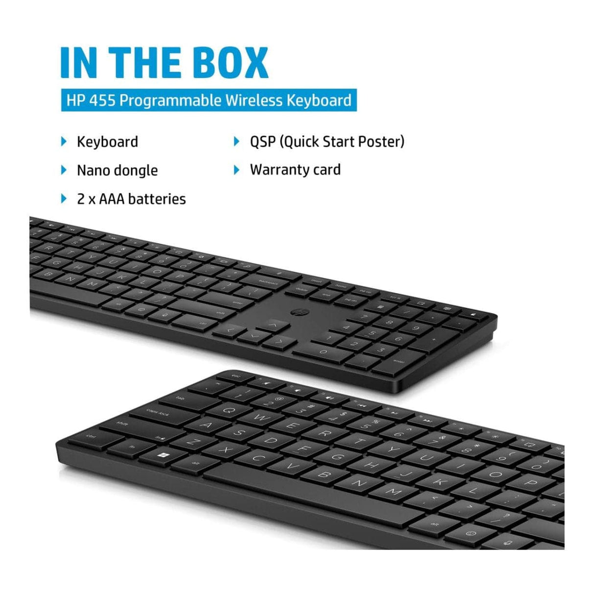 HP 455 Programmable Wireless Keyboard 4R177AA