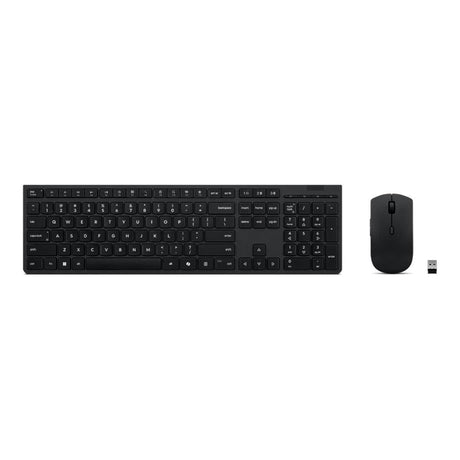 Lenovo Professional Wireless Rechargeable Mouse and Keyboard Combo 4X31R64316