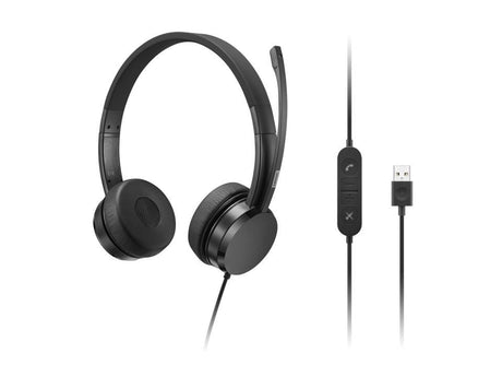 Lenovo USB-A Wired Stereo On-Ear Headset 4XD1K18260