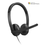 Lenovo USB-C Wired VoIP Headset 5000 for Teams Black 4XD1R88995